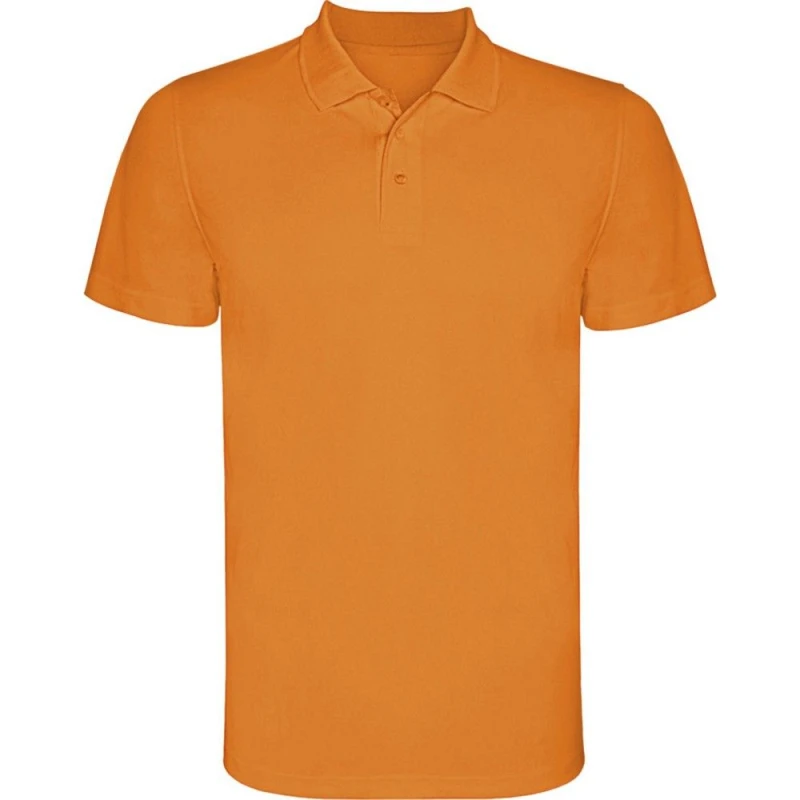 Image of ROLY Monzha Polo Shirt in Orange Size: 4 Years Orange Unisex 4 Years