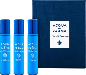 Image of Acqua di Parma Blu Mediterraneo Discovery Gift Set 12ml Arancia Di Capri + 12ml Mirto di Panarea + 12ml Fico di Amalfi