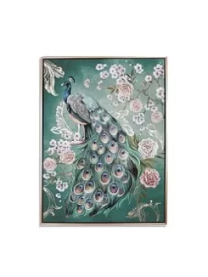 Image of Arthouse Peacock Capped Canvas With Foil