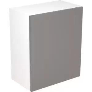 Image of Kitchen Kit Flatpack Slab Kitchen Cabinet Wall Unit Ultra Matt 600mm in Dust Grey MFC