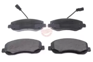 Image of MASTER-SPORT Brake pad set OPEL,RENAULT,NISSAN 13046048562N-SET-MS 4106000Q0L,4106000Q1E,4106000Q1K 4106000Q2K,4419950,93167551,410601061R,410602889R