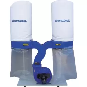 Image of Charnwood W692 3hp Double Bag Dust Extractor