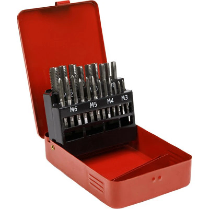 Image of Loops 21pc Metric Tap Set - M3 to M12 - Manual Socket Threading / Tapping Bit Tool Kit Multi