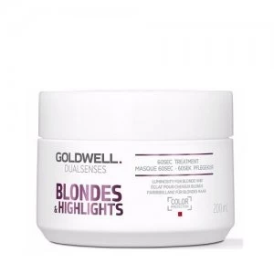 Image of Goldwell DualSenses Blondes&Highlights 60 Sec Treatment Hair Mask 200ml