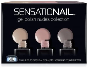 Image of SensatioNail Nude Gel Polish Set of 3