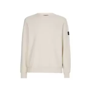 Image of Calvin Klein Soft Structured Sweatshirt - Beige