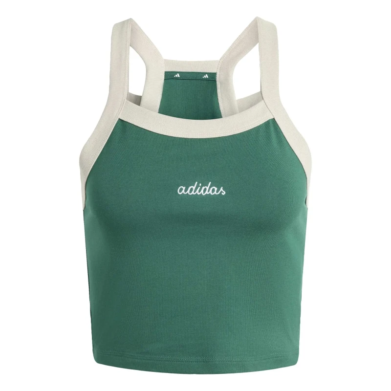 Image of Adidas Womens tank top adidas Seasonal Essentials Colorpop Vert Female S