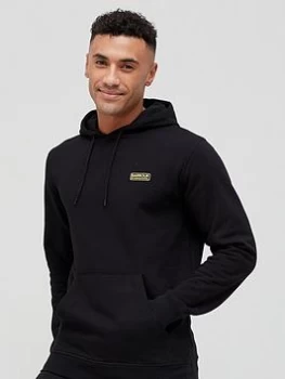Image of Barbour International International Overhead Hoodie - Black, Size S, Men