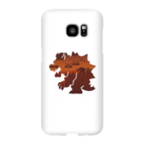 Image of Nintendo Super Mario Bowser Silhouette Phone Case - Samsung S7 Edge - Snap Case - Matte