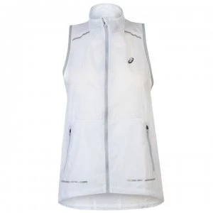 Image of Asics Sleeveless Running Vest Ladies - Mid Grey/White