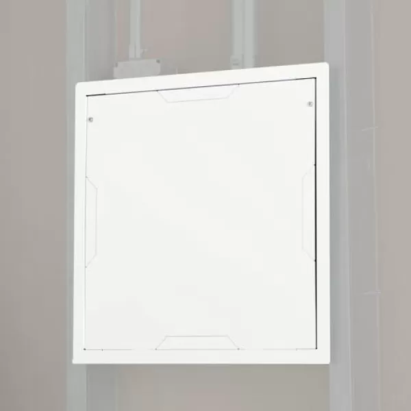 Image of Chief PAC526FCW Large In-Wall Storage Box with White Flange and Cover
