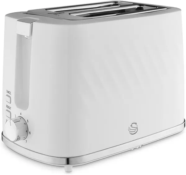 Image of Swan Windsor ST14071WHT 2 Slice Toaster