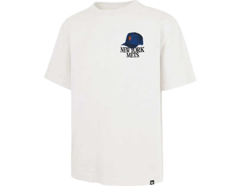 Image of '47 Brand Mlb New York Mets In The Paper Foundation T-Shirt Sandstone M