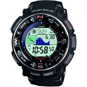 Image of Mens Casio Pro Trek Alarm Chronograph Radio Controlled Watch