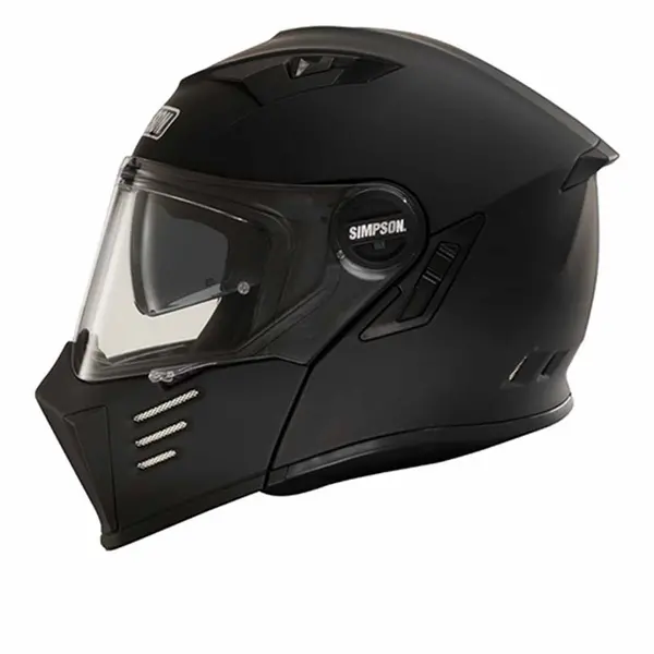 Image of Simpson Darksome Matt Black ECE22.06 Modular Helmet Size XL