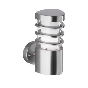 Image of Wofi Chesta 3 Sided Wall Lamp - Brushed Stainless Steel