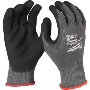 Image of Milwaukee Cut Level 5 Dipped Work Gloves Black / Grey L Pack of 1