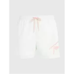 Image of Tommy Hilfiger Signature Logo Drawstring Swim Shorts - Green