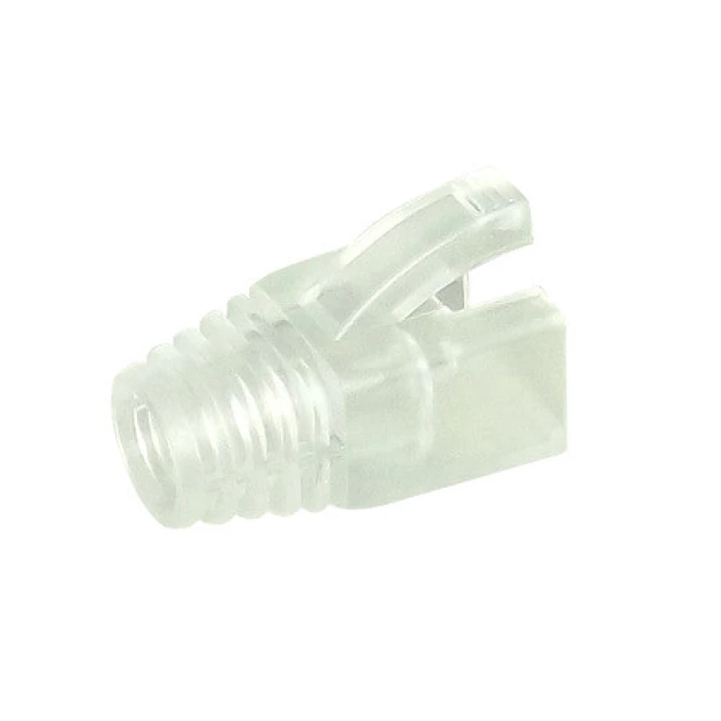 Image of Cablenet Cablenet RJ45 Snagless Boot 8mm Clear for use with 22-2096 22-2090