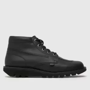 Image of Kickers Black Kick Hi Vegan Boots
