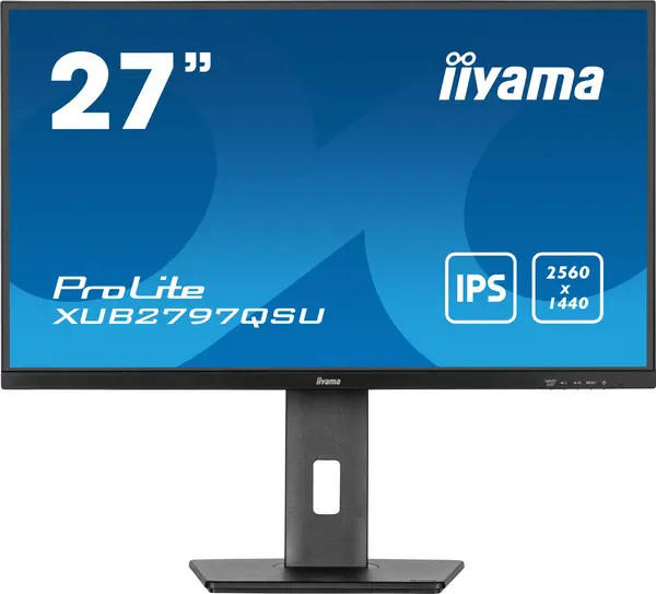 Image of iiyama 27" XUB2797QSU WQHD IPS LCD Monitor