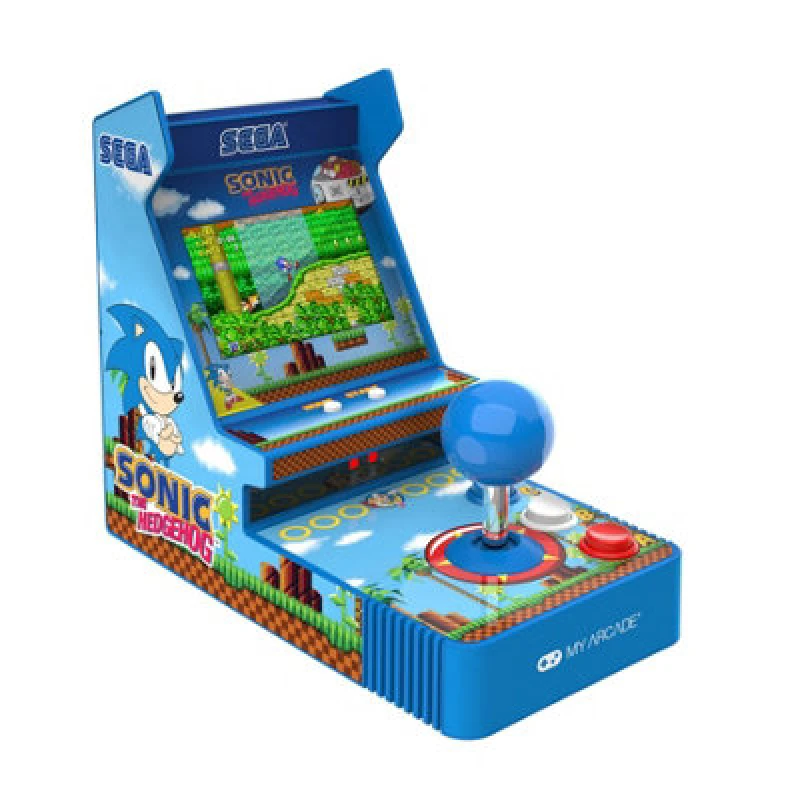 Image of My Arcade Sonic The Hedgehog Joystick Player Portable Retro Arcade (2 Games In 1)
