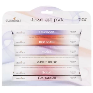 Image of Elements Floral Fragrances Incense Stick Gift Pack