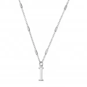Image of Iconic Initial I Silver Necklace SNCC4040I