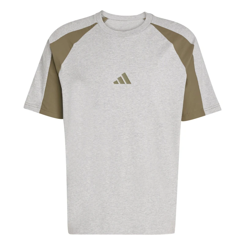 Image of adidas JC6177 mens T shirt in Grey