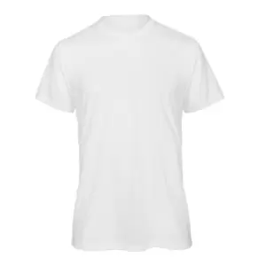 Image of B&C Mens Favourite Short Sleeve Sublimation T-Shirt (M) (White)