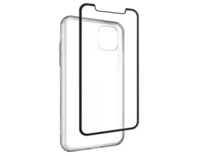 Image of Invisible Shield Tempered Glass Elite Edge Screen Protector and 360 Protection Clear TPU Phone Case for iPhone 11