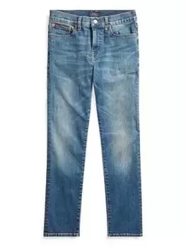 Image of Ralph Lauren Boys Denim Collection Straight Leg Jeans - Blue Size Age: 4 Years
