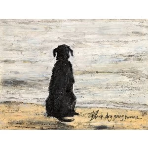 Image of Sam Toft - Black Dog Going Home 30 x 40cm Print