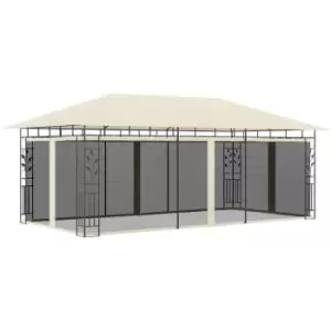 Image of Vidaxl - Gazebo with Mosquito Net 6x3x2.73 m Cream Cream