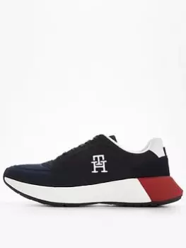 Image of Tommy Hilfiger Classic Elevated Runner Mix, Navy, Size 46, Men