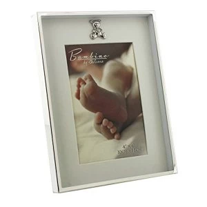 Image of 4" x 6" - Bambino Thin Silver Plated Photo Frame