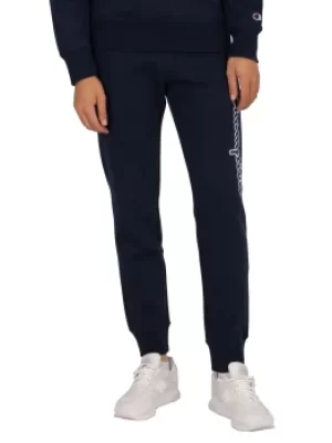 Image of Organic Cotton Blend Vertical Script Logo Joggers