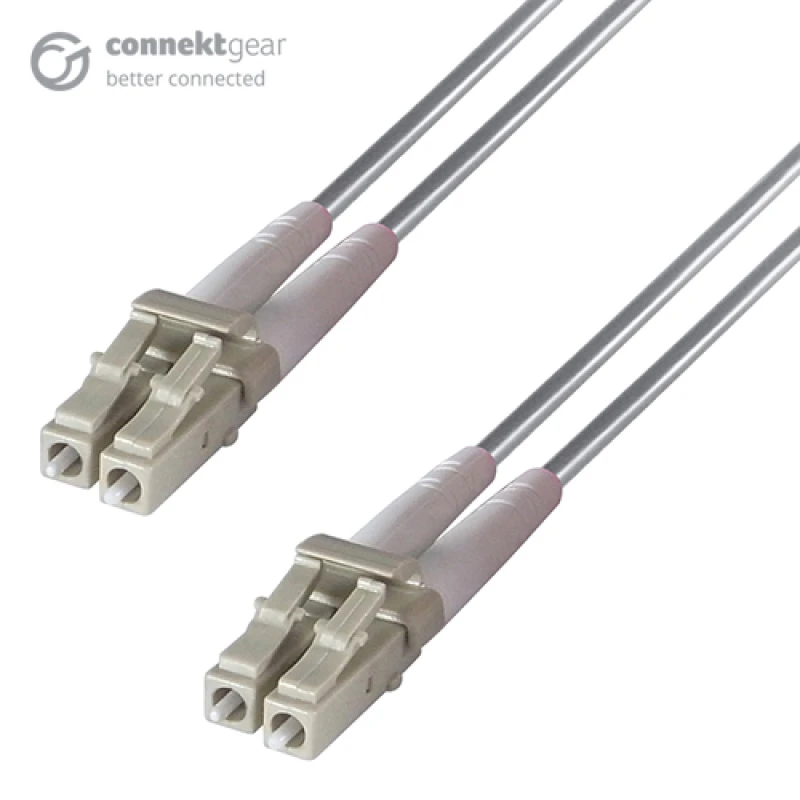 Image of connektgear 15m Duplex Fibre Optic Multi-Mode Cable OM1 62.5/125 Micro