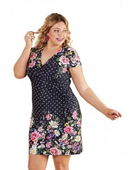 Image of Yumi Curves Daisy Bouquet Mirrored Wrap