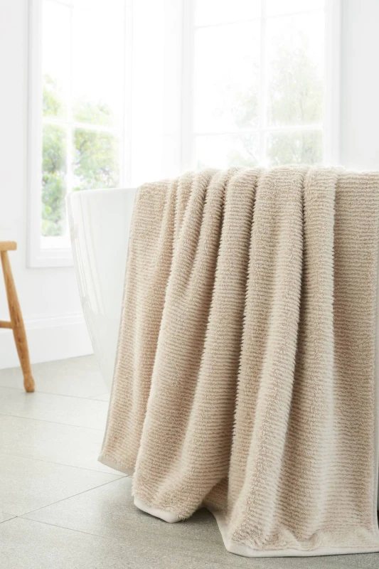 Image of Bianca 'Soft Zero Twist Spa' Cotton Hand Towel in Natural Natural Unisex