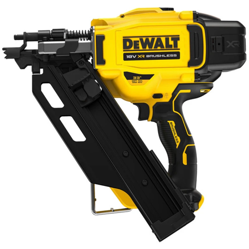 Image of DEWALT DCN930 18v XR Cordless Brushless Framing Nail Gun DCN930P2 Batteries: 2 x 5ah Li-ion
