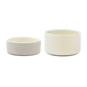 Image of Scruffs My First Bowl 2pc Set - Light Grey / Cream