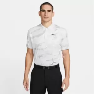 Image of Nike Dri-FIT Victory+ Mens Camo Golf Polo - White