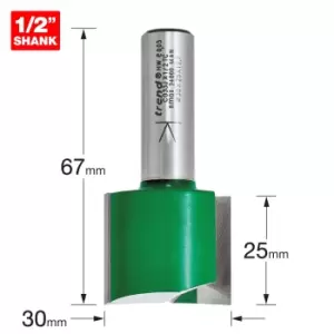 Image of Trend CRAFTPRO Two Flute Straight Router Cutter 30mm 25mm 1/2"