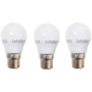 Image of 5W LED G45 Golf Ball Bulb B22 Warm white 3000K (Pack of 3)
