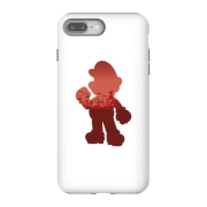 Image of Nintendo Super Mario Mario Silhouette Phone Case - iPhone 8 Plus - Tough Case - Gloss