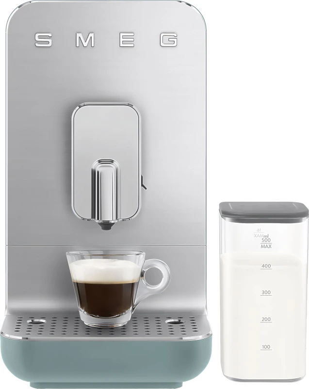 Image of Smeg BCC13EGMUK Bean to Cup Coffee Machine - Emerald Green