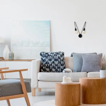 Image of Kunduz - 3270 Black Wall Lamp