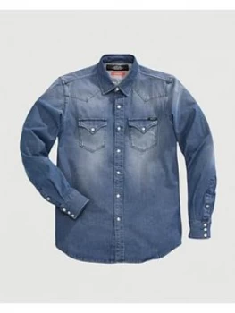 Image of Replay Hyperflex Denim Shirt