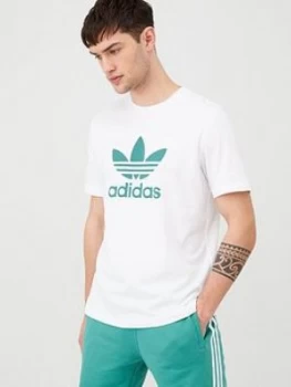 Image of Adidas Originals Trefoil T-Shirt - White